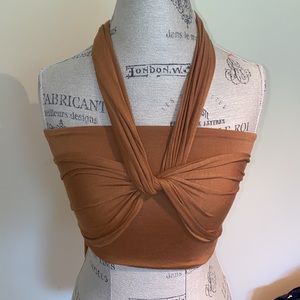 Wrap tube top